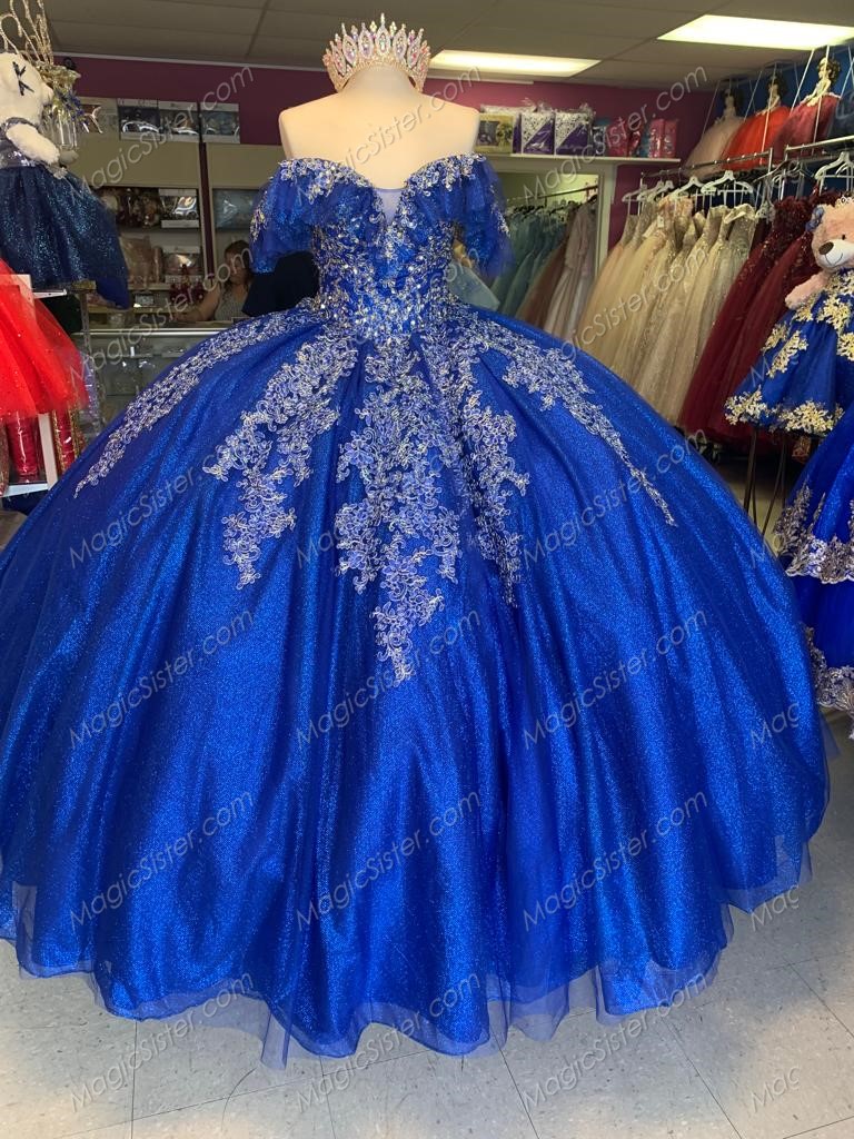 ROyal blue popular Quinceanera dresses