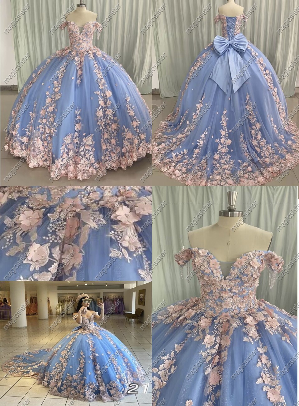 Instock Factory Wholesale Quninceanera Dress