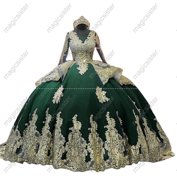 Emerald Green Topselling Customized Quinceanera Dress