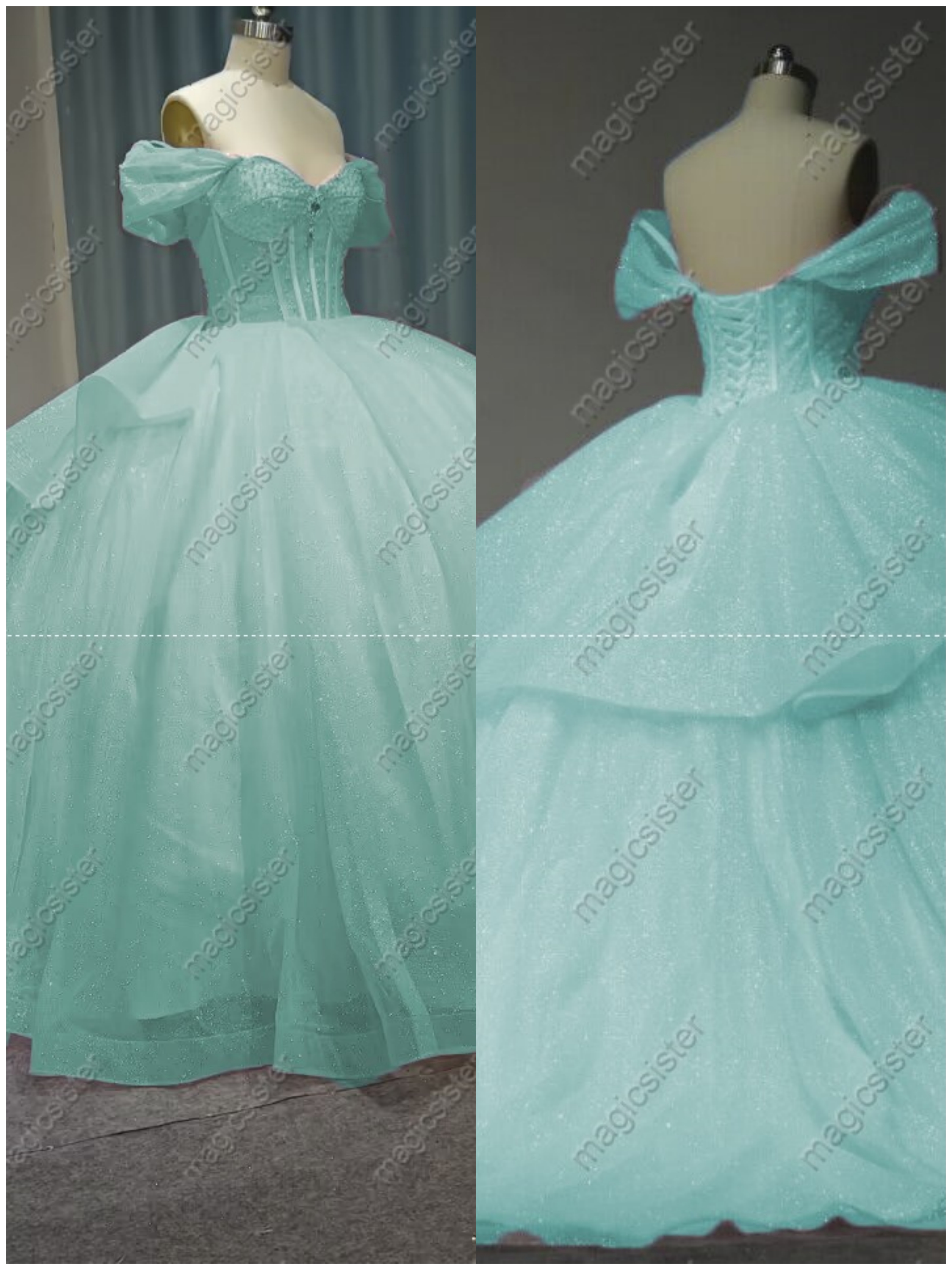 Superhot Unique Factory Wholesale Glitter Quinceanera Dresses