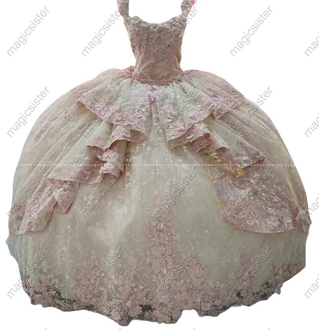 Factory Wholesale Glitter Quninceanera Dress