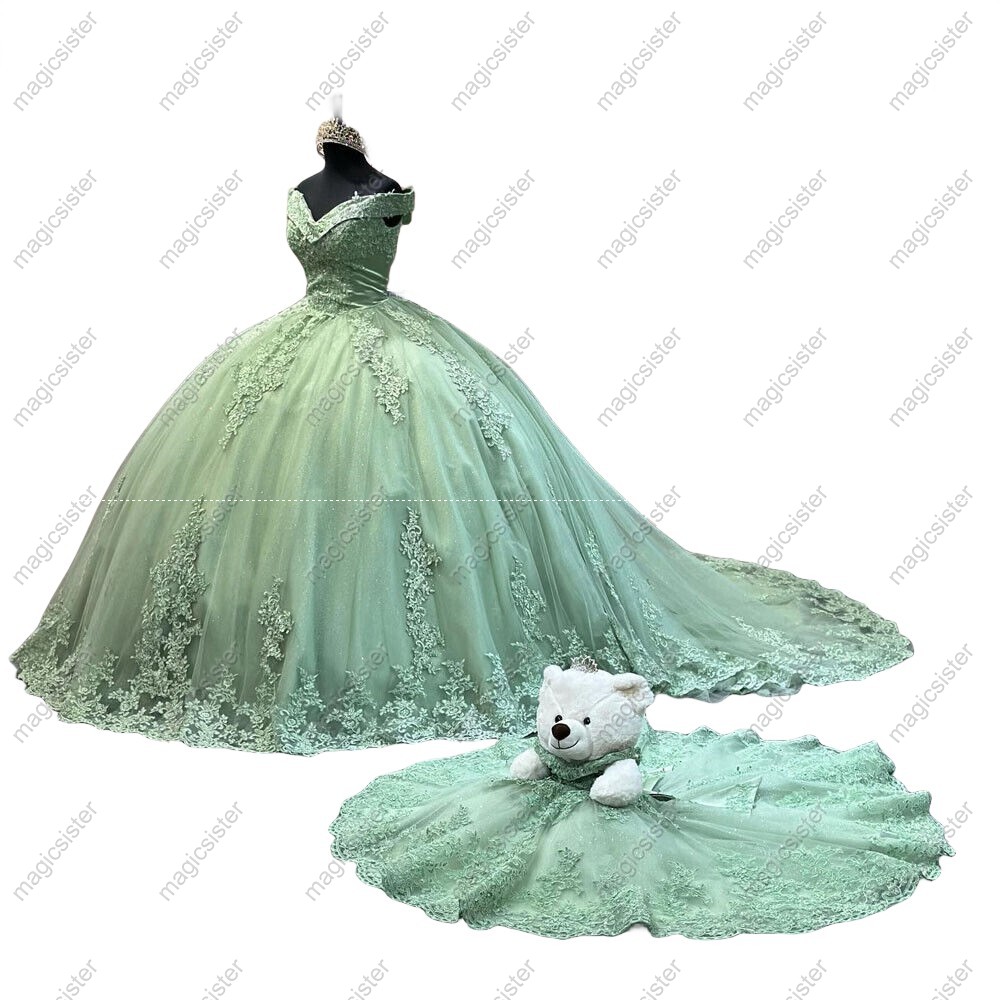 Emerald Green Hotselling Customed Make Quinceanera Dress