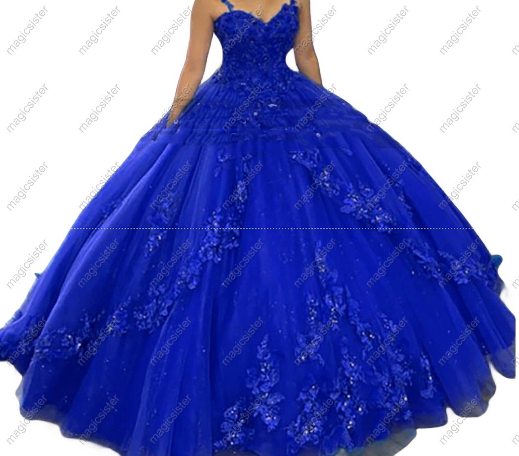 Factory Wholesale Customized 3D Floral Quinceanera Dress