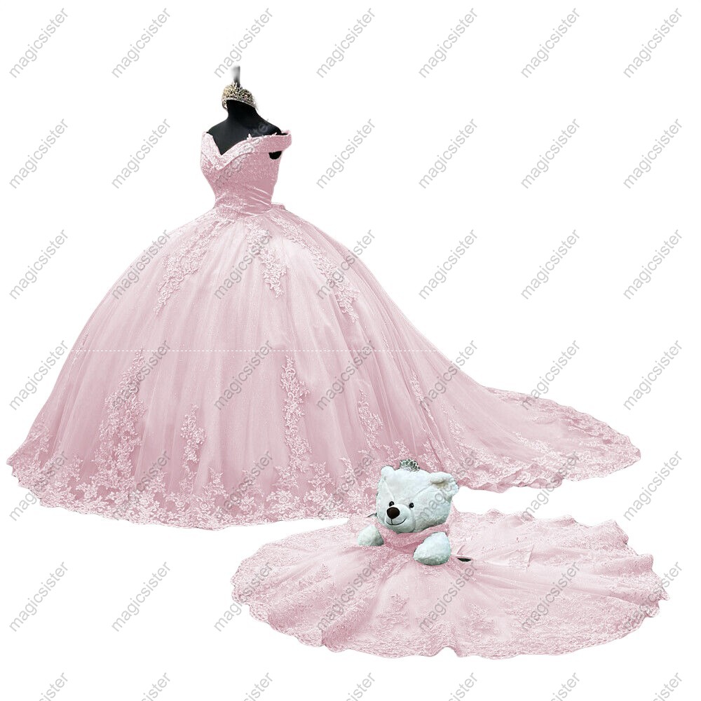 Blush Hotselling Customed Make Quinceanera Dress