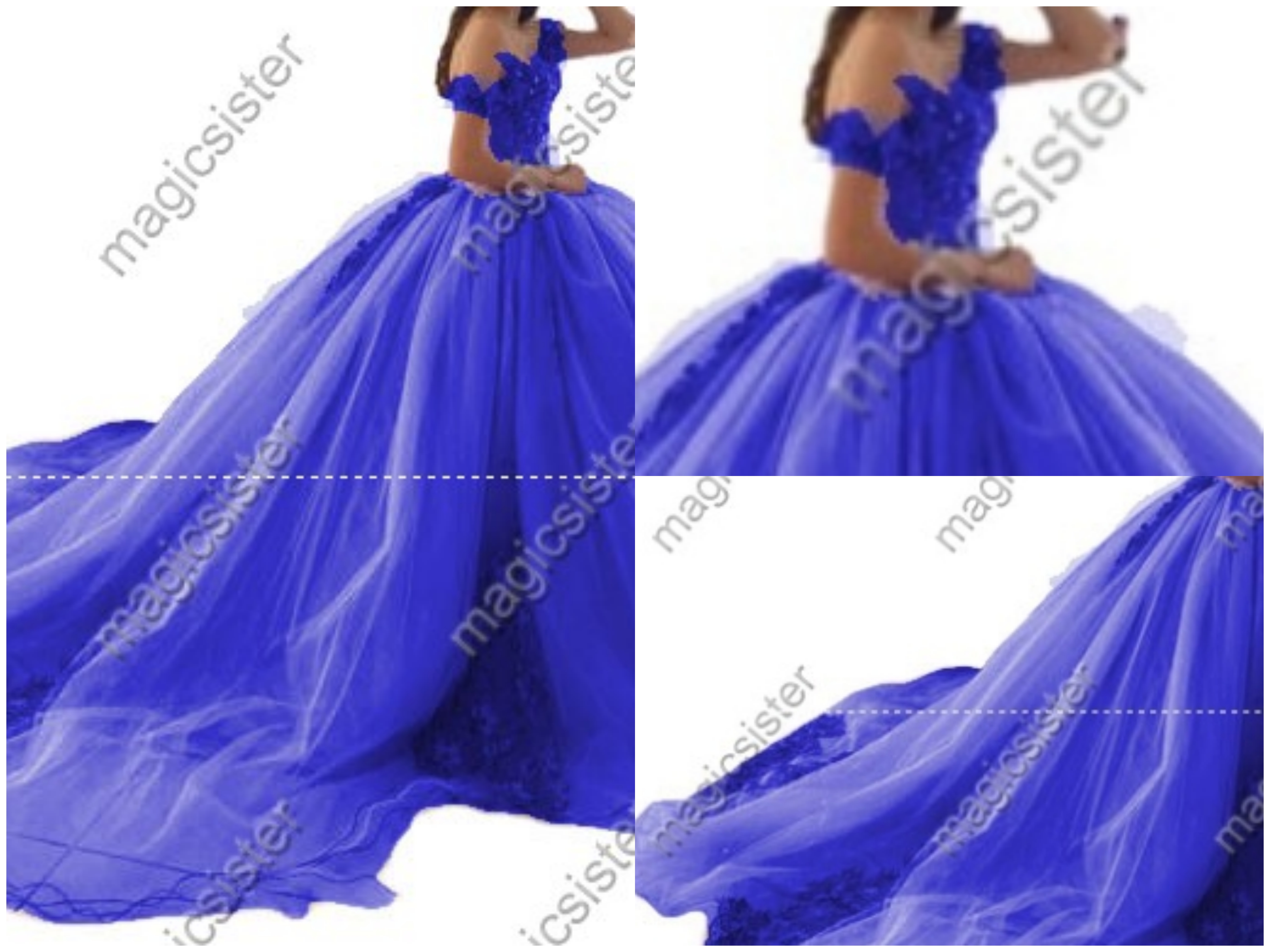 Elegant Princes Sweet Quinceanera Dresses Ball Gown Floral Lace Luxury Prom Dress