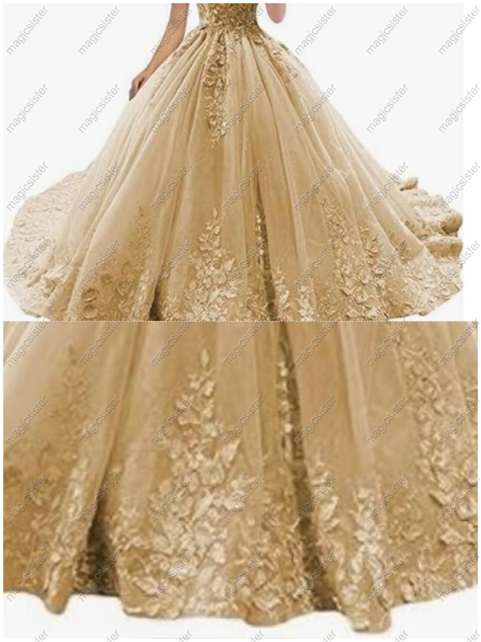 Beautiful luxury Hot Sale 3D Flower Lace Quinceanera Dress