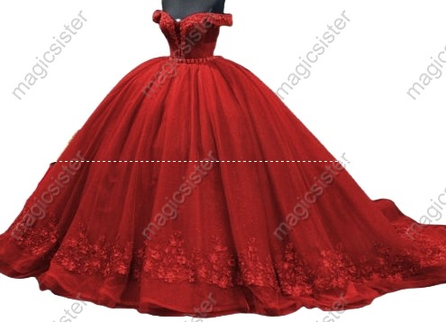 Factory Wholesale Flower Ball Gown Quinceanera Dress