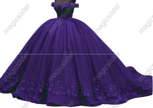 Factory Wholesale Flower Ball Gown Quinceanera Dress