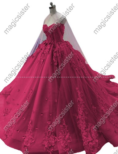 Factory Wholesale Off Shoulder Appliques Ball Gown Quinceanera Qress