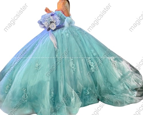 Sage Hot Selling Factory Wholesale Quinceanera Dress