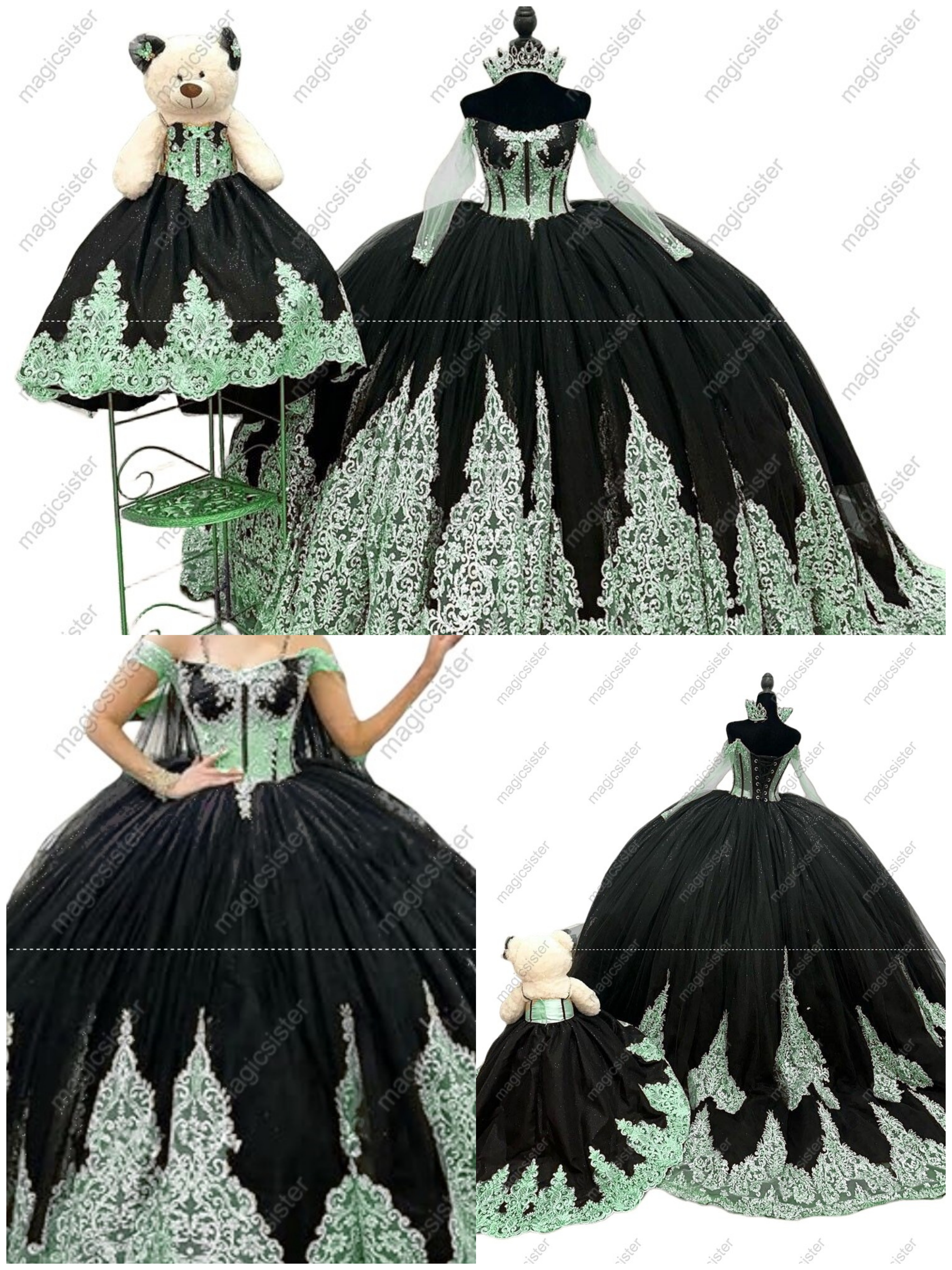 Wholesale Fashionable Sequins Quinceanera Dress
