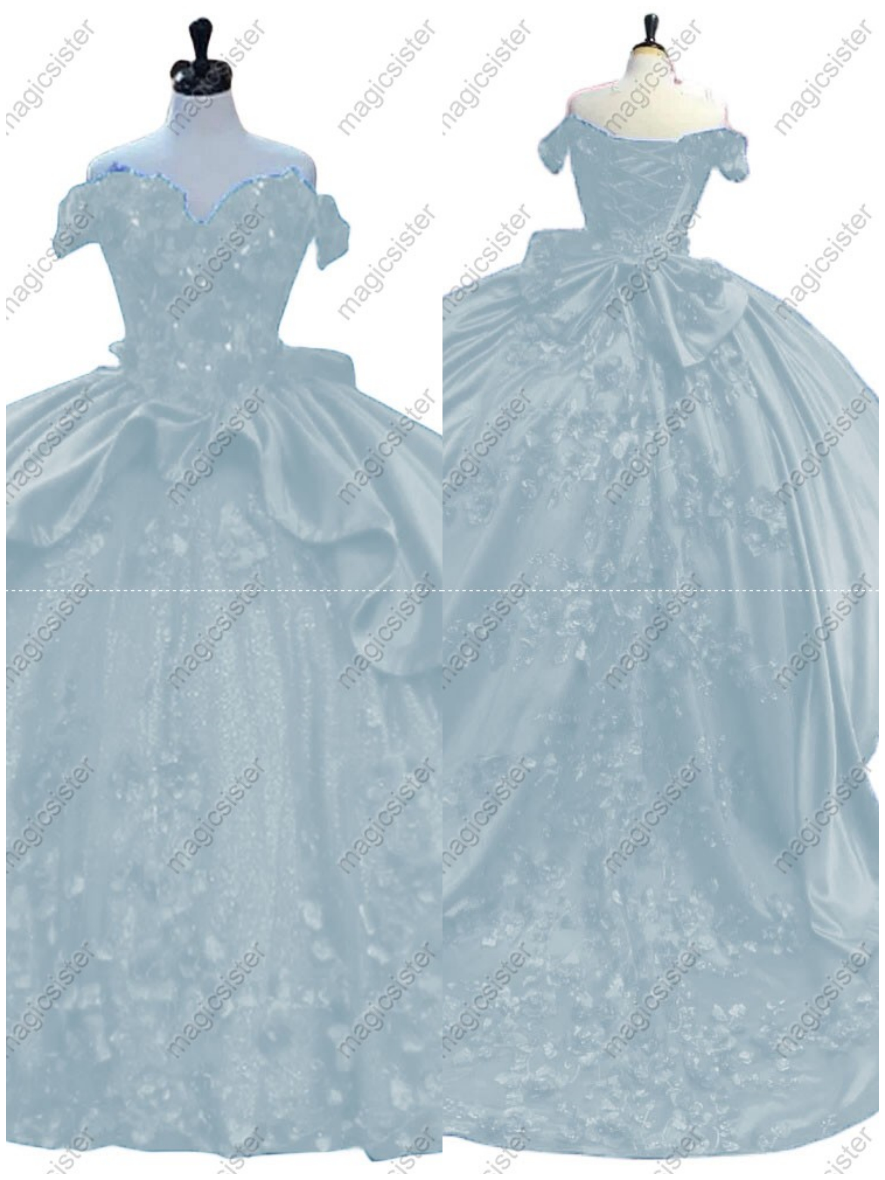Factory Wholesale Luxury 3D Floral Quinceanera Dress
