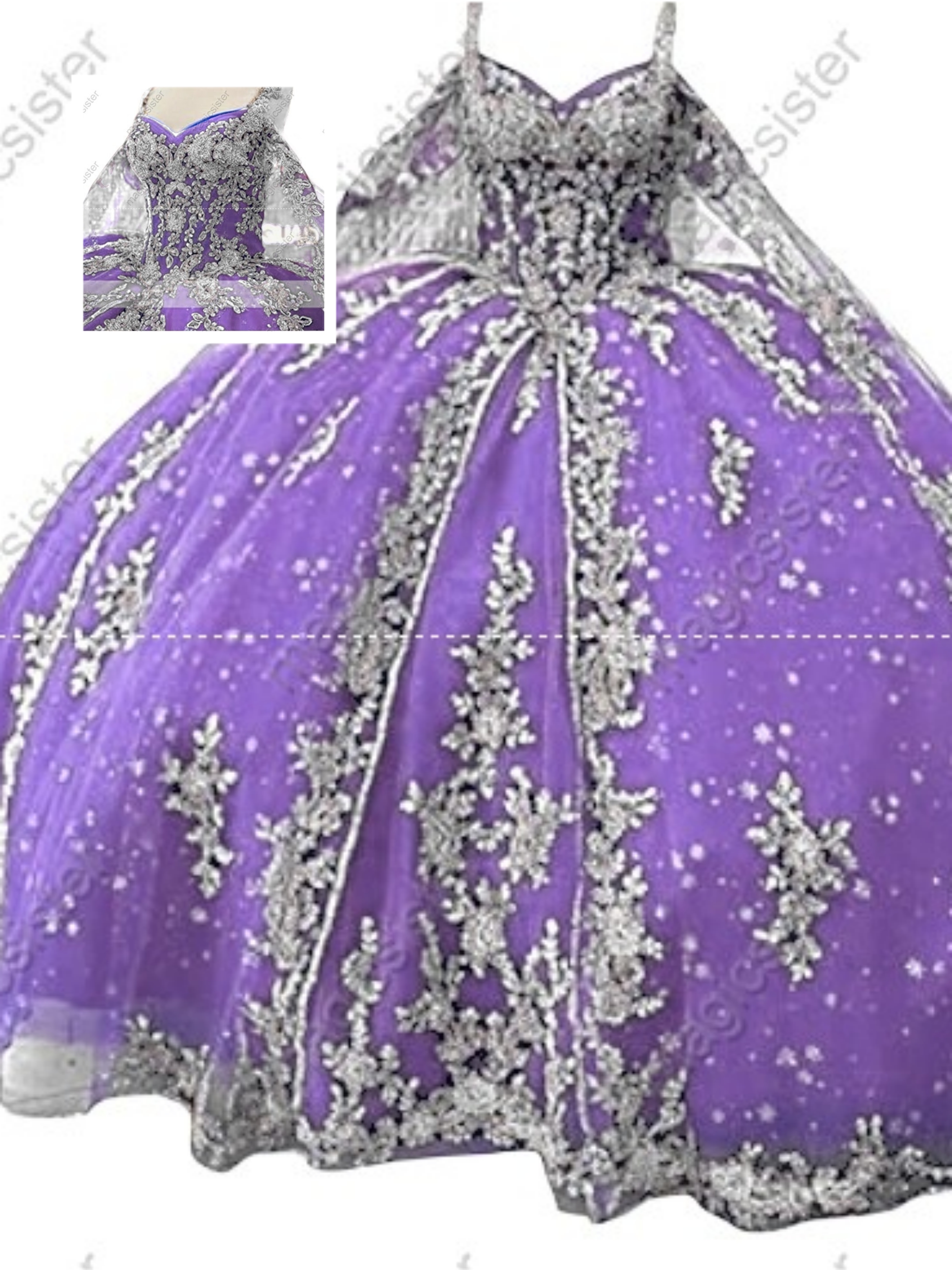 Sparkly Instock Factory Wholesale Quninceanera Dress