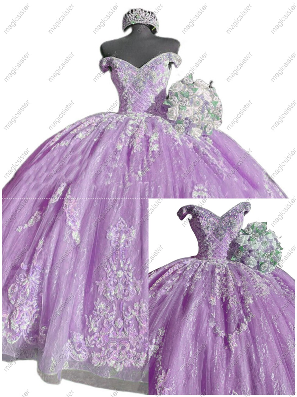 Sparkly Luxury Hotselling Customed Make Quinceanera Dress