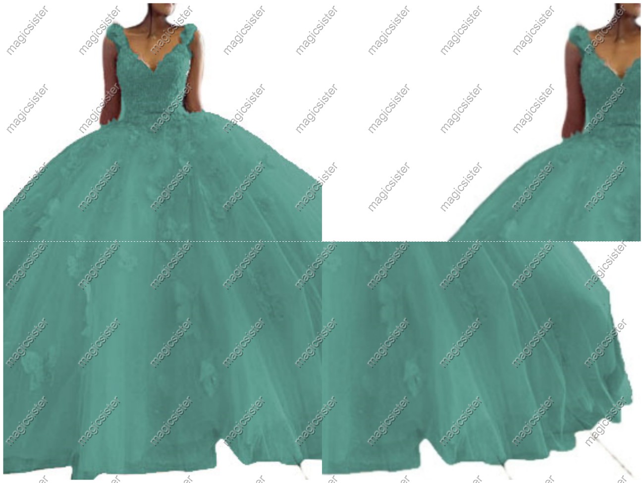 Sage Factory wholesale New Style Butterfly Quinceanera