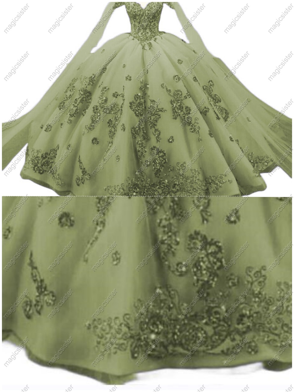 Fashionable Sequins Quinceanera Dress