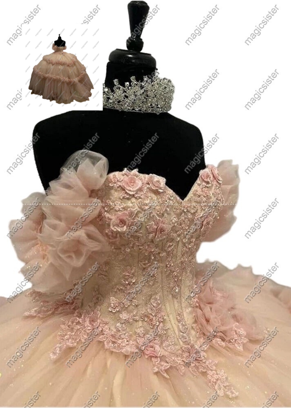 Blush Factory wholesale luxury quinceañera dress