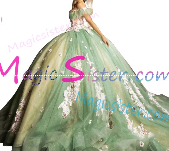 Beautiful TopSelling Sage Quinceanera Dress