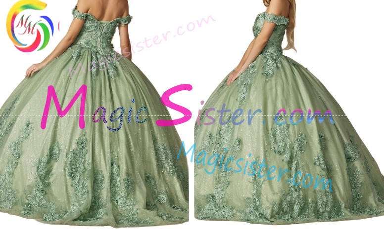 Beautiful TopSelling Sage Quinceanera Dress