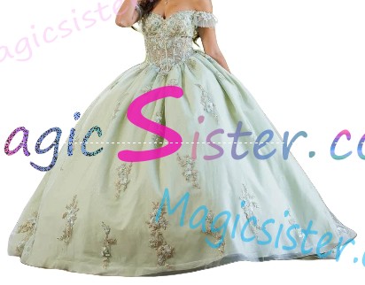 Luxury TopSelling Sage Quinceanera Dress