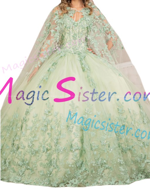 Beautiful TopSelling Sage Quinceanera Dress