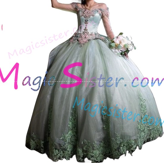 Beautiful TopSelling Sage Quinceanera Dress