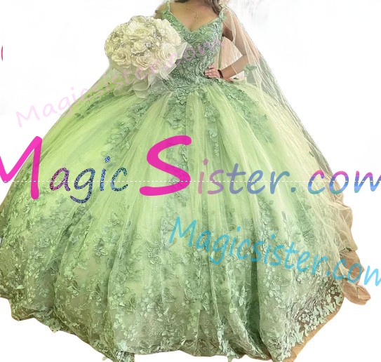 Luxury TopSelling Sage Quinceanera Dress