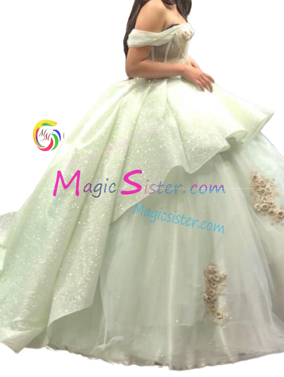 Luxury TopSelling Sage Quinceanera Dress