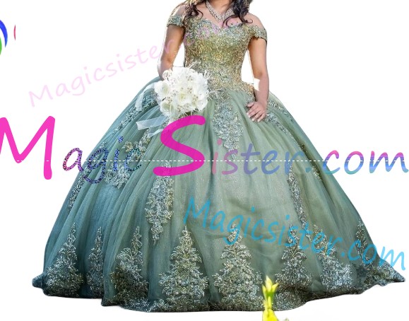 TopSelling Sage Quinceanera Dress