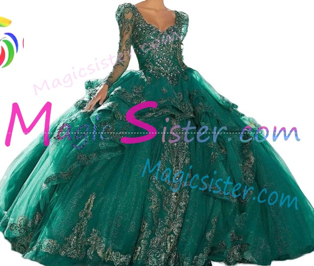 Beautiful Topselling Emerald Green Quinceanera Dress