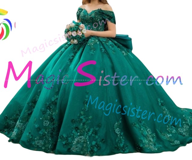 Luxury Topselling Emerald Green Quinceanera Dress