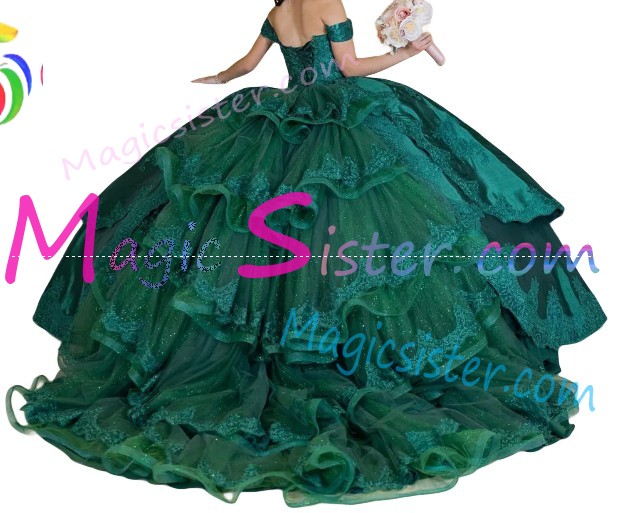 Pretty Topselling Emerald Green Quinceanera Dress