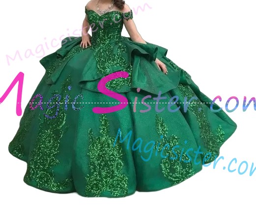 Beautiful Topselling Emerald Green Quinceanera Dress