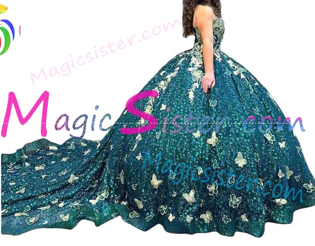 Emerald Green Topselling Quinceanera Dress