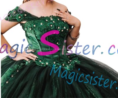 Emerald Green Topselling Quinceanera Dress