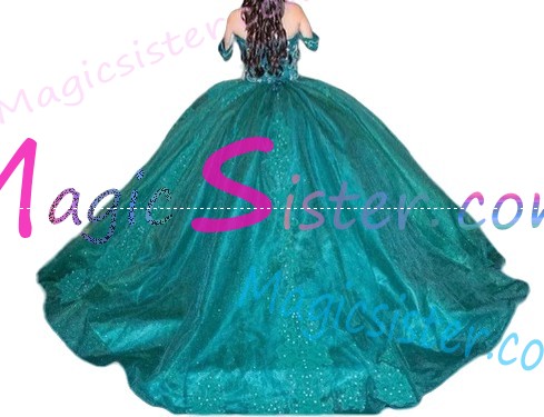 Emerald Green Topselling Quinceanera Dress、