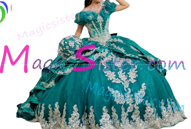 Luxury Topselling Emerald Green Quinceanera Dress