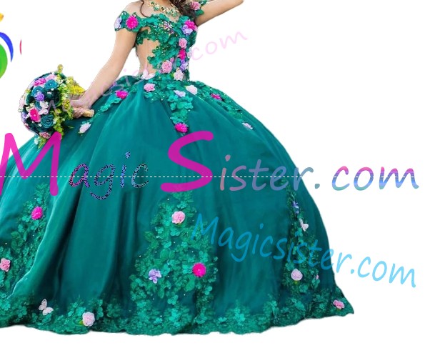 Luxury Topselling Emerald Green Quinceanera Dress