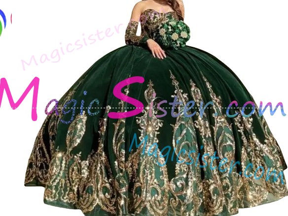 Emerald Green Topselling Quinceanera Dress