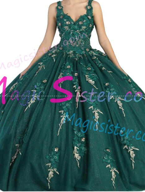 Luxury Topselling Emerald Green Quinceanera Dress