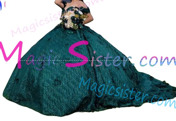 Luxury Topselling Emerald Green Quinceanera Dress