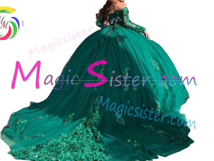 Luxury Topselling Emerald Green Quinceanera Dress