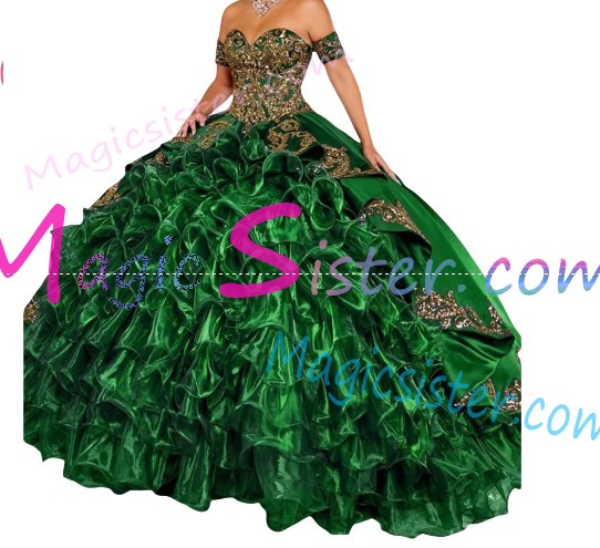 Pretty Topselling Emerald Green Quinceanera Dress