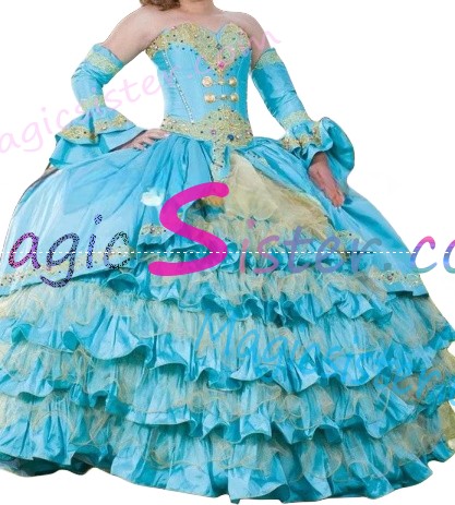 Hotselling Embroidery Charro Quinceanera Dress