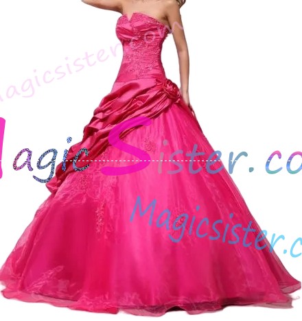 Hotselling Fushsia Quinceanera Dress