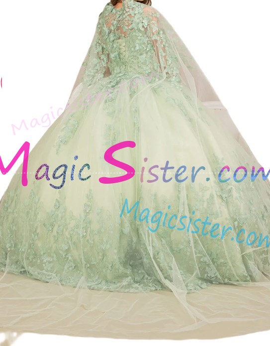 New Style Butterfly Quinceanera Dress