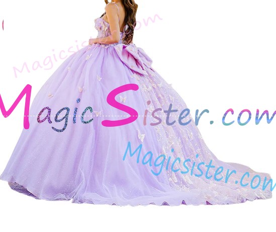 New Style Butterfly Quinceanera Dress