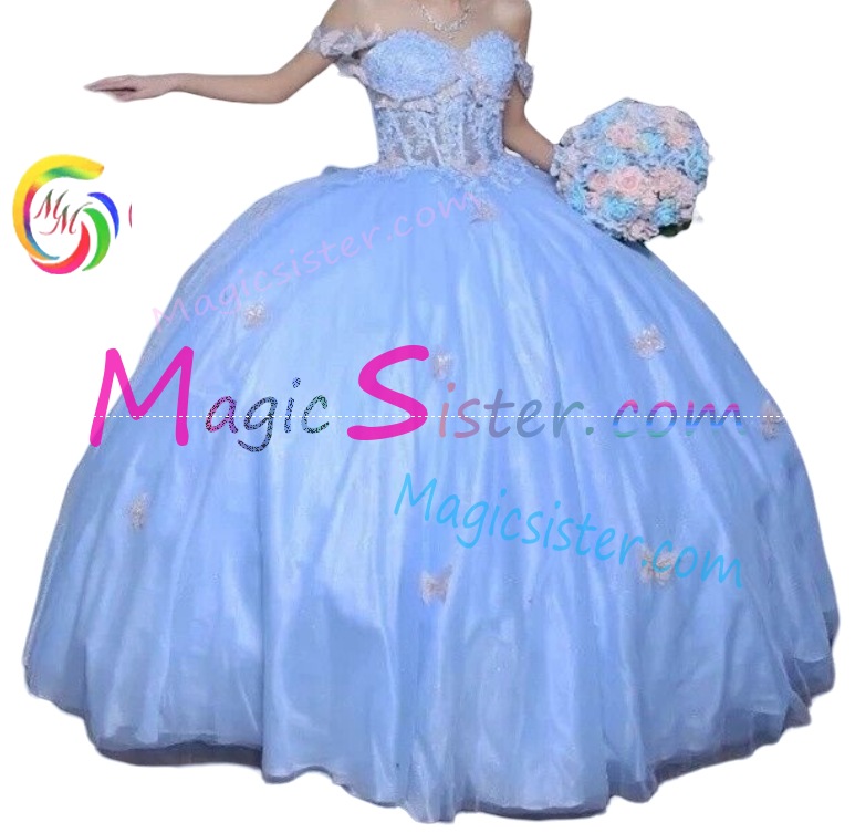 Hotselling New Style Butterfly Quinceanera Dres