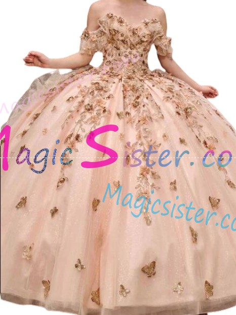 New Style Hotselling Butterfly Quinceanera Dress