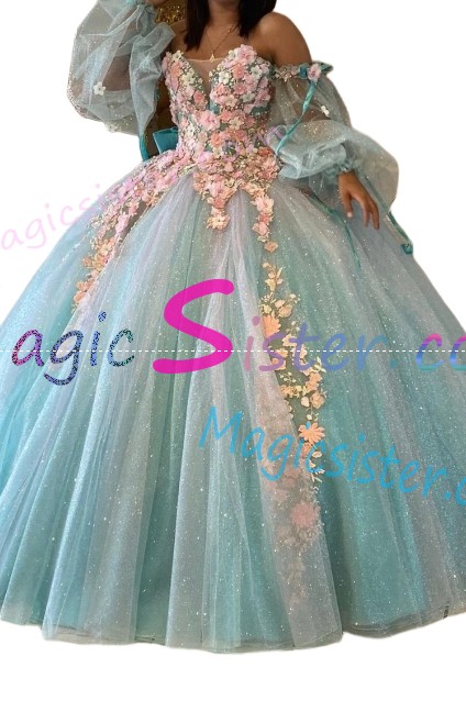New Style Butterfly Quinceanera Dress
